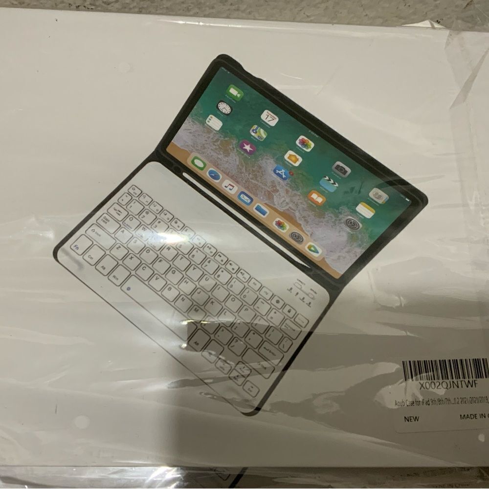 New Aoub Keyboard Case for iPad 10.2 inch 9th/8th/7th Gen Stand Detachable